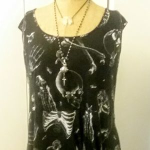 Midnight Hour Skeleton Dress Plus Size 4